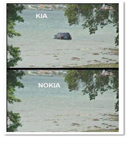 KIA, NOKIA-Joke for the week...